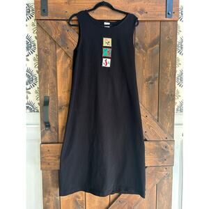 Vintage Westbound women’s large black sleeveless Christmas dress